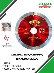 ZOMAK Heavy Duty Zero Chipping Diamond Blade For Ceramic