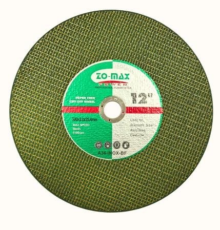 12"X2mm ZOMAK Power Superthin Cut Off Wheel