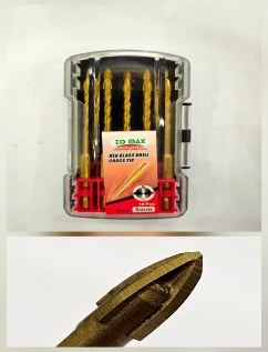 ZOMAK Hammer Drill Bits Cross Tipped