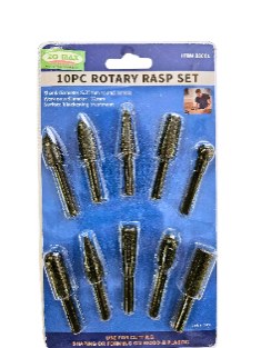 ZOMAK Rotary Rasp Sets For Wood And Metal